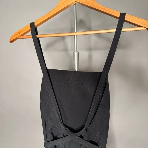 EVERLANE • Pinafore Dress - Cotton Stretch Tiered Spaghetti Strap w/ Pockets 00 - Picture 7 of 16